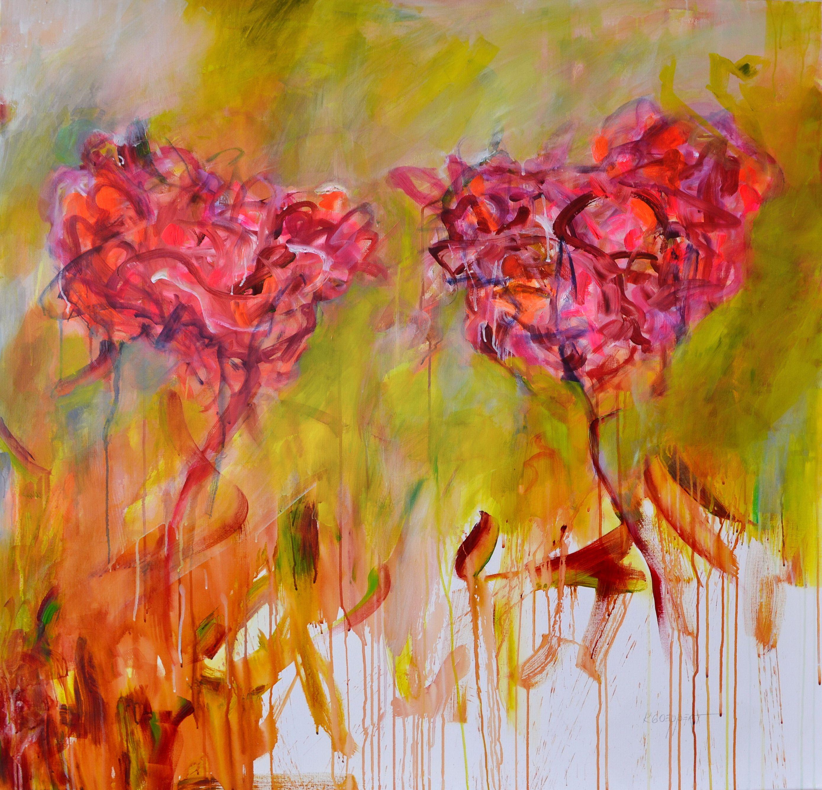 Solo noi due, Pittura, Acrilico su tela - Painting di Karin Goeppert