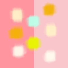 "IMAGINED HEAT SPOTS 06212018 807pm", Abstract, Digital, Rose, Pink, Blue, Gold 
