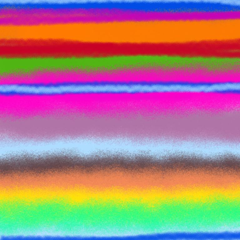 "YOU SAY X, I SAY I 05132018 822pm", Abstrakt, Digital, Rosa, Silber, Blau, Rot