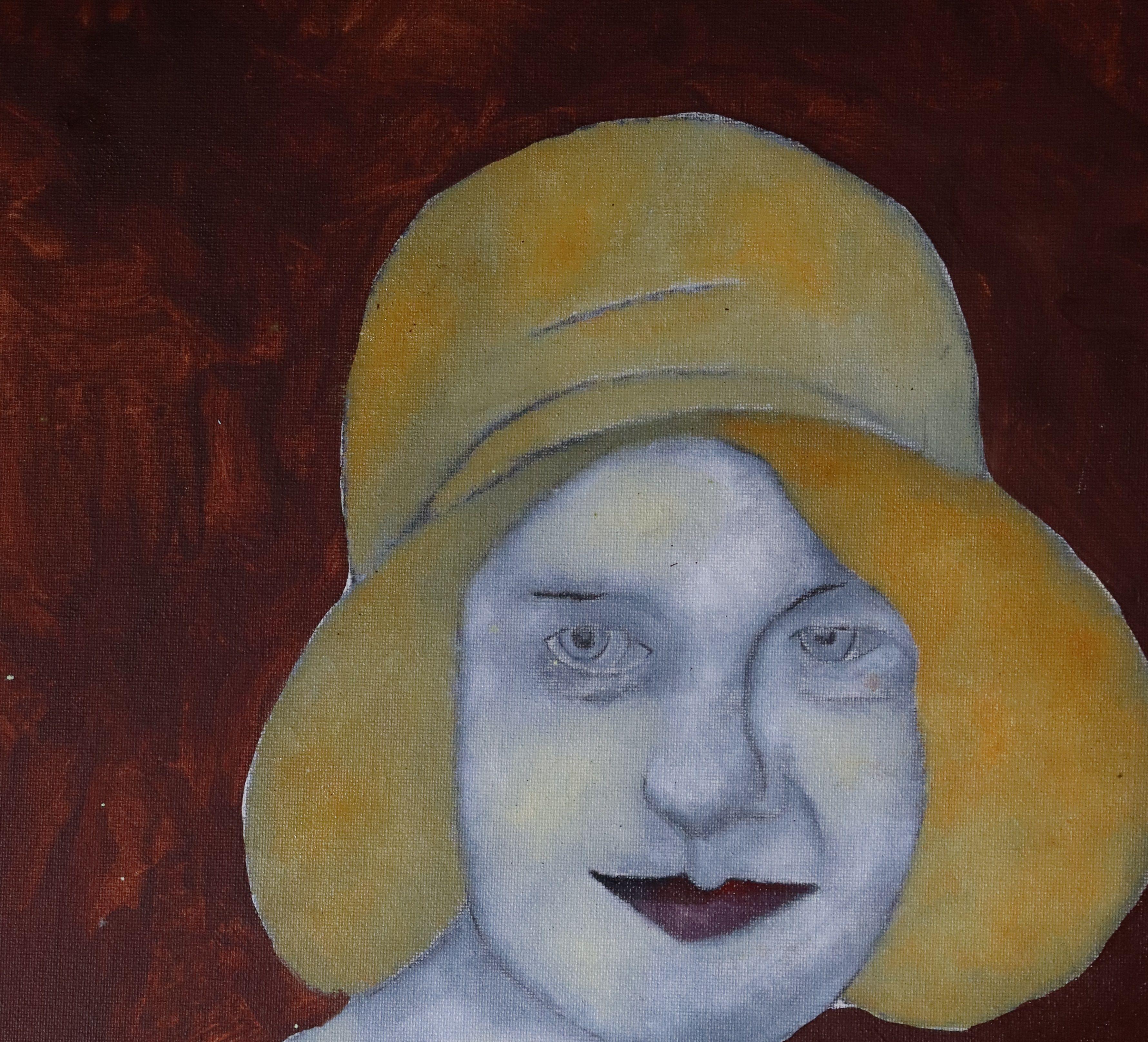 yellow hat, Painting, Oil on Canvas 3