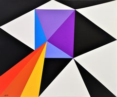 Geweihe, Gemälde, Acryl auf Leinwand