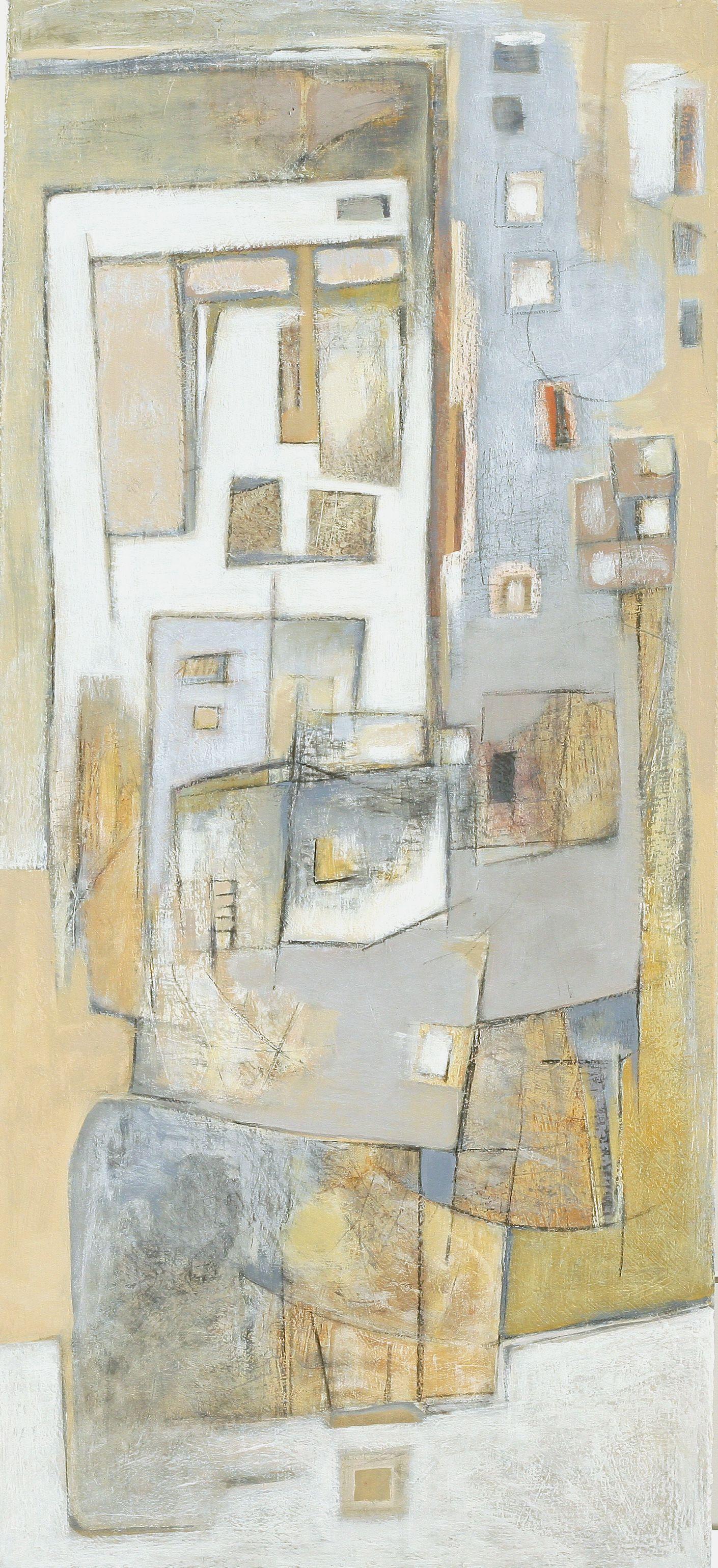 MAYRA ALEJANDRA LIFISCHTZ Abstract Painting - "MI CASA", Painting, Acrylic on Canvas