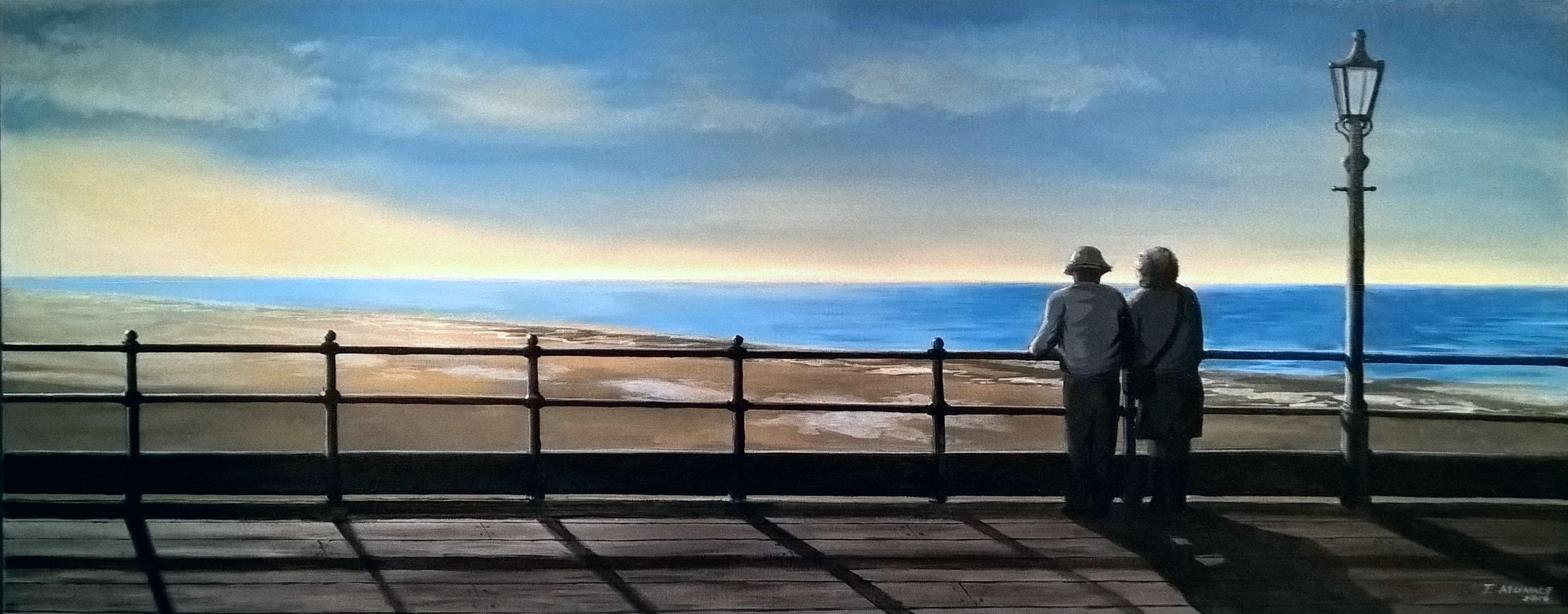 Another Day Over, Painting, Acrylic on Canvas