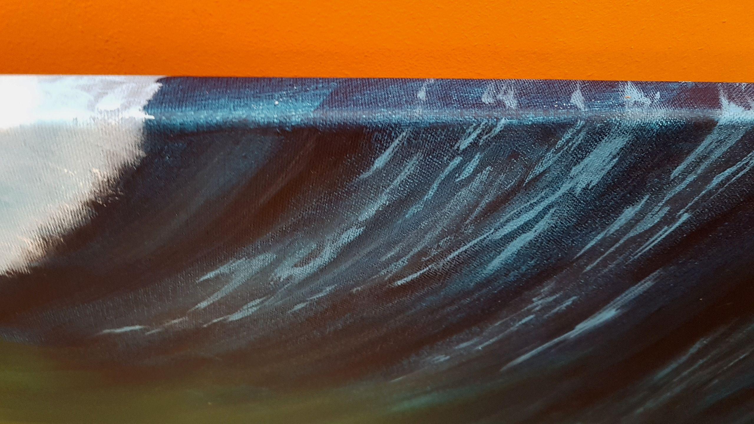 Wave 1, Painting, Acrylic on Canvas For Sale 2