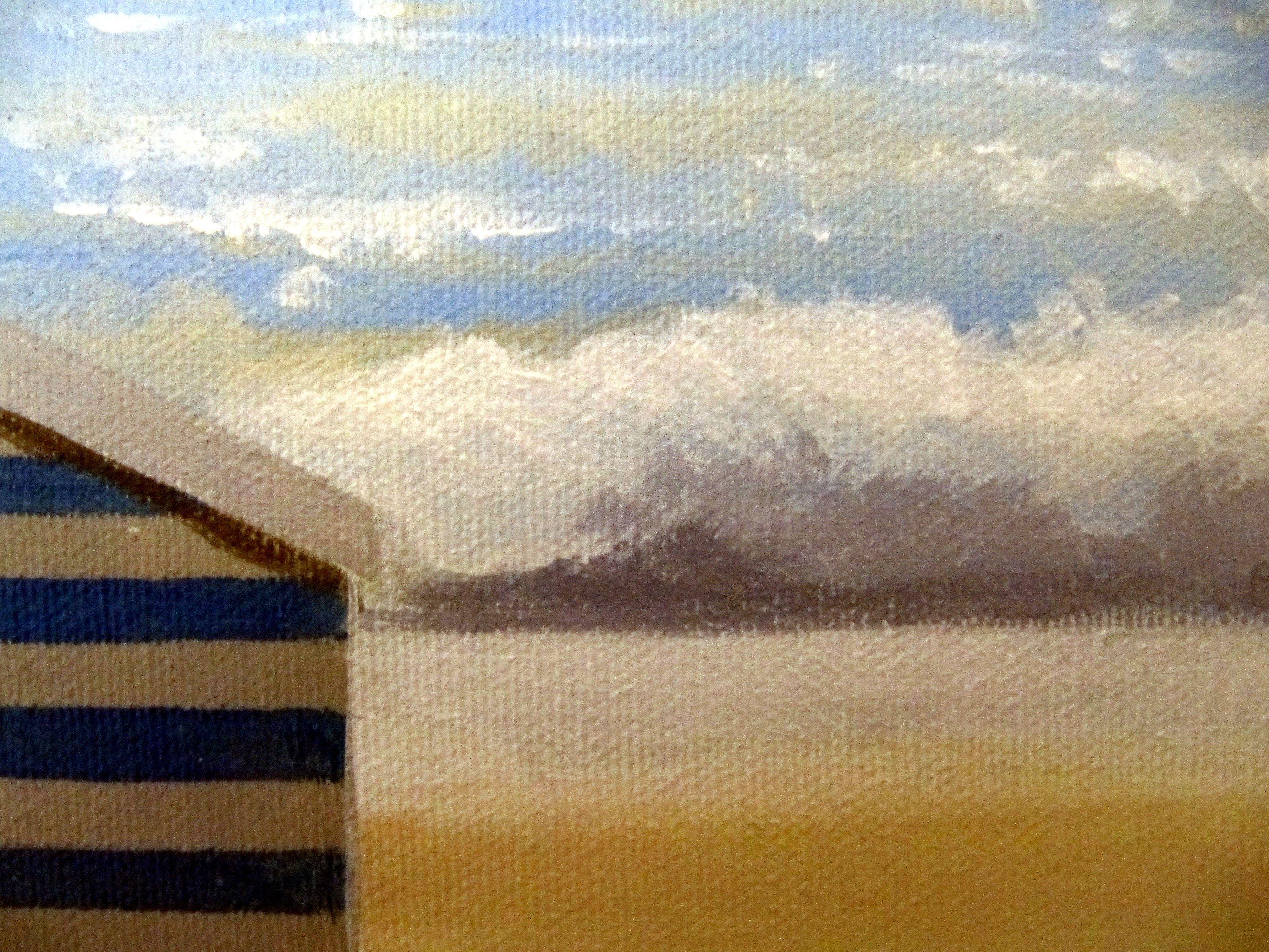 My Place by the Sea, Painting, Acrylic on Canvas For Sale 1