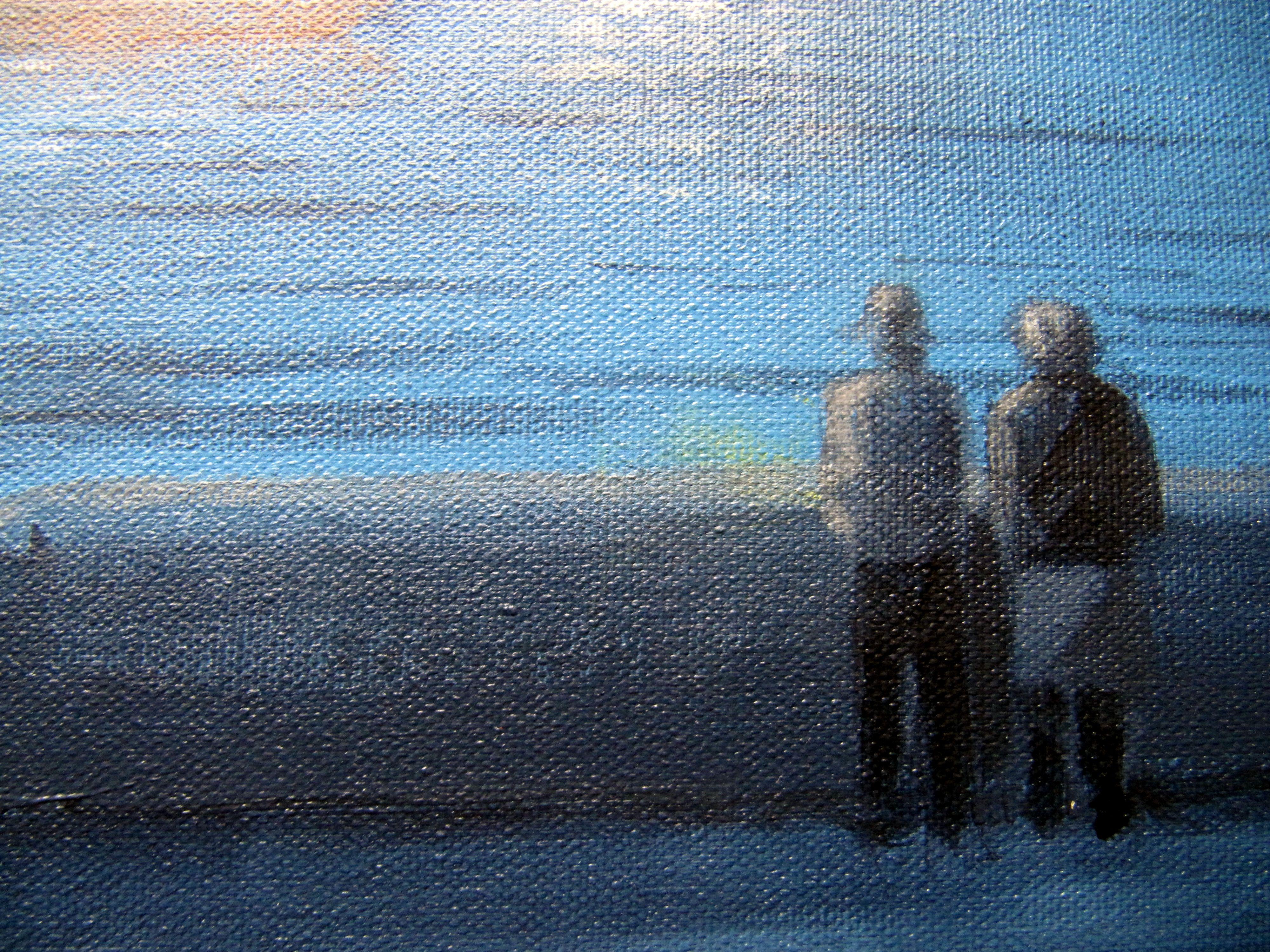 Brighton Revisited, Painting, Acrylic on Canvas For Sale 1