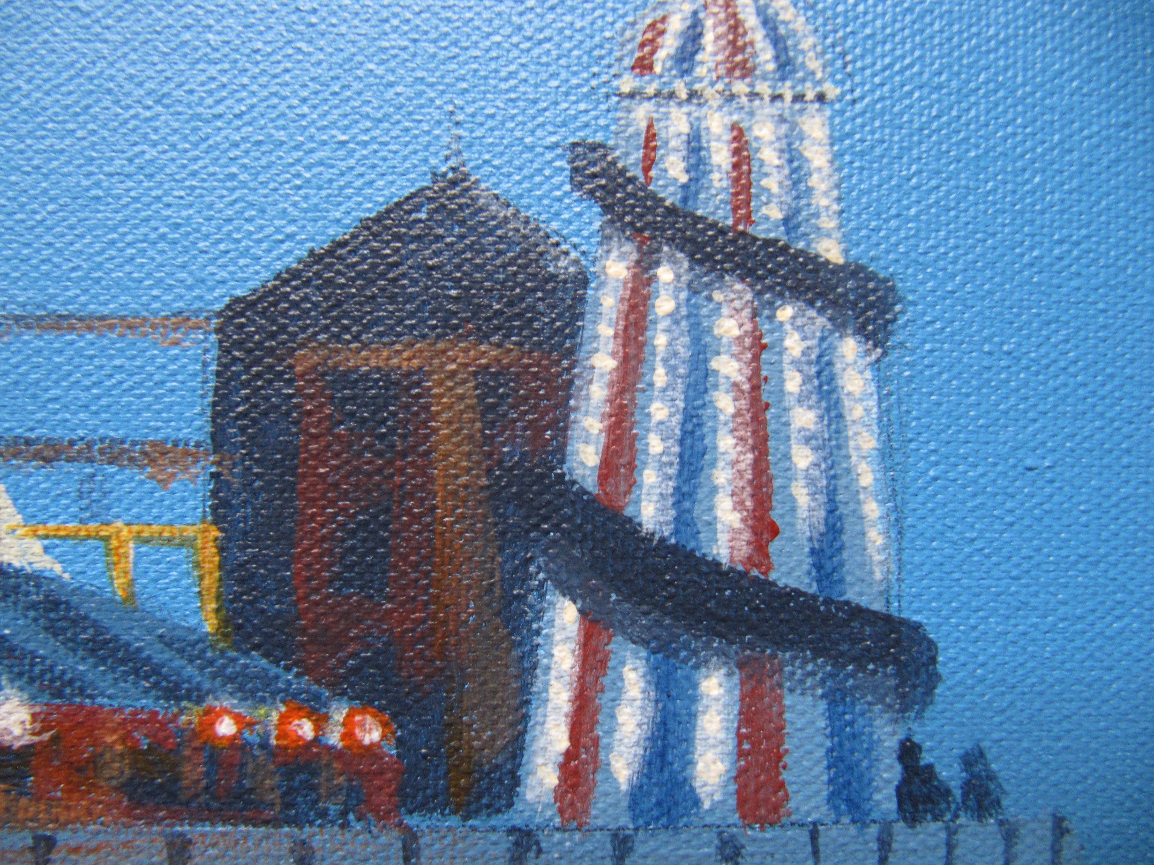 Brighton Revisited, Gemälde, Acryl auf Leinwand (Impressionismus), Painting, von Tony Munns