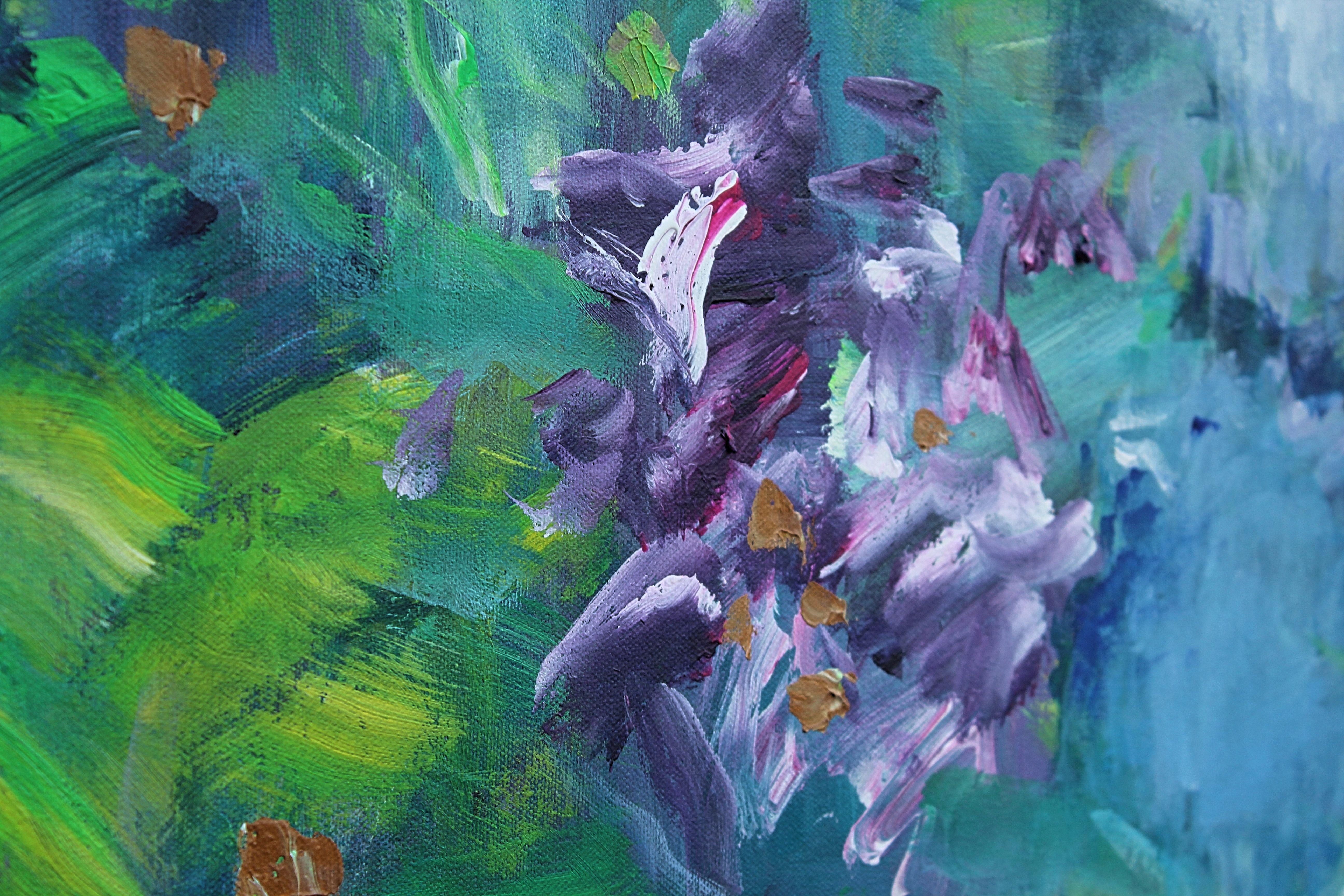 Floral obsession, Painting, Acrylic on Canvas 2