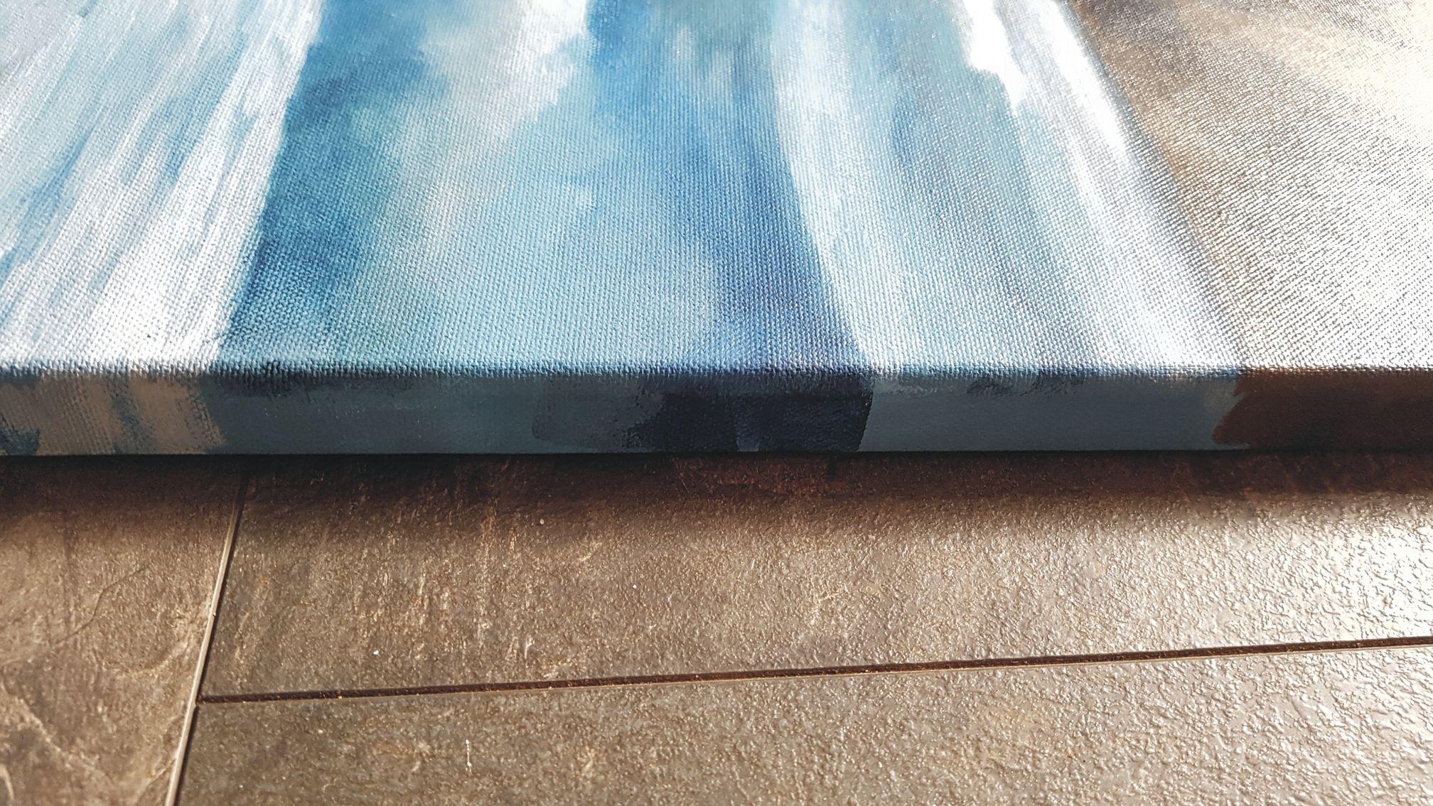 Wild Wind und Meer, Gemälde, Acryl auf Leinwand im Angebot 1