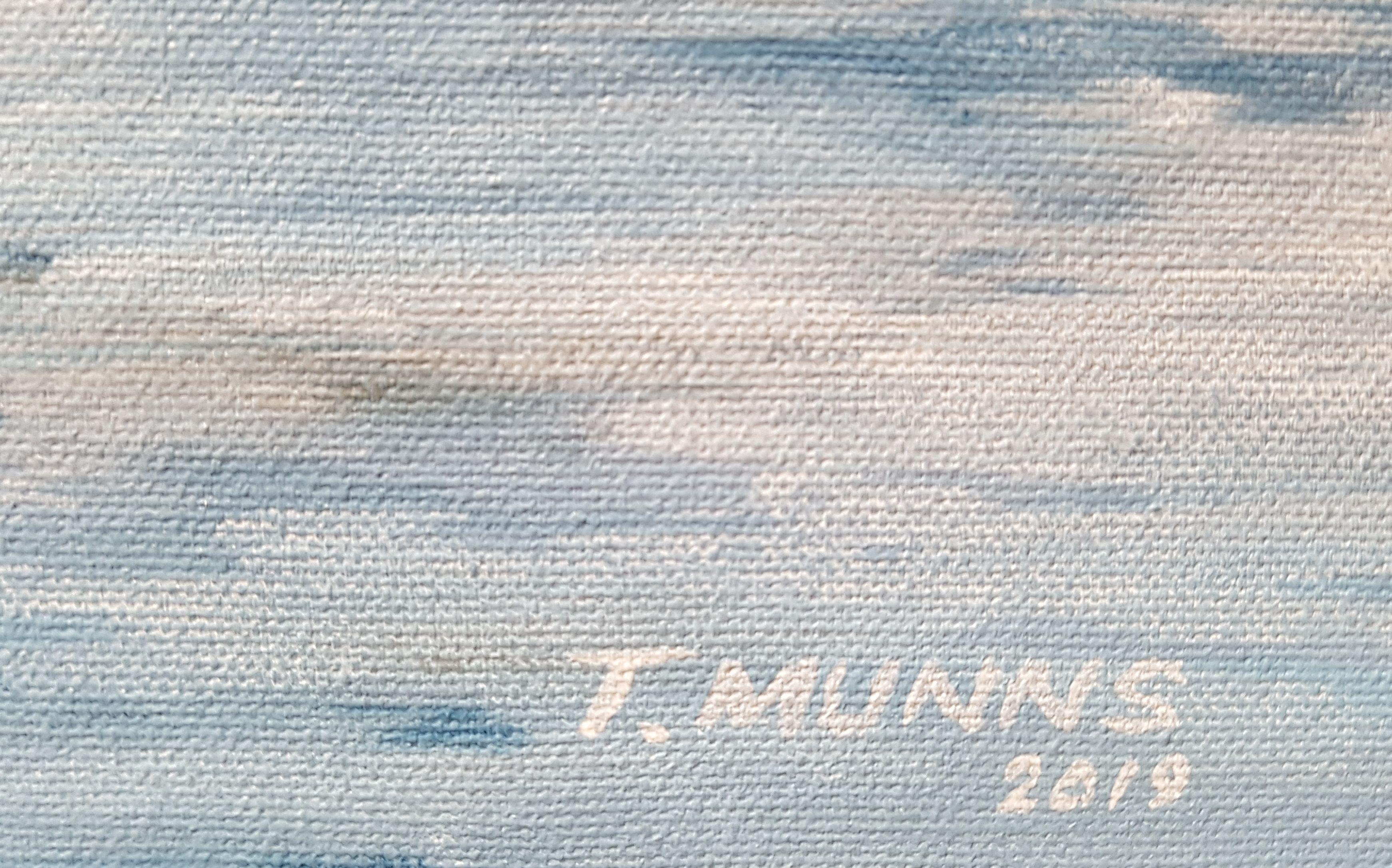 Wild Wind und Meer, Gemälde, Acryl auf Leinwand im Angebot 2