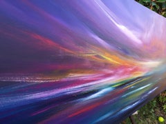 Amethyst Symphony, Painting, Oil on Canvas