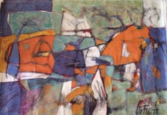 "JINETE PASEA", Painting, Acrylic on Canvas