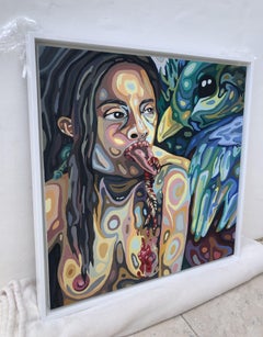 Treasure Mayan, Peinture, Huile sur Toile