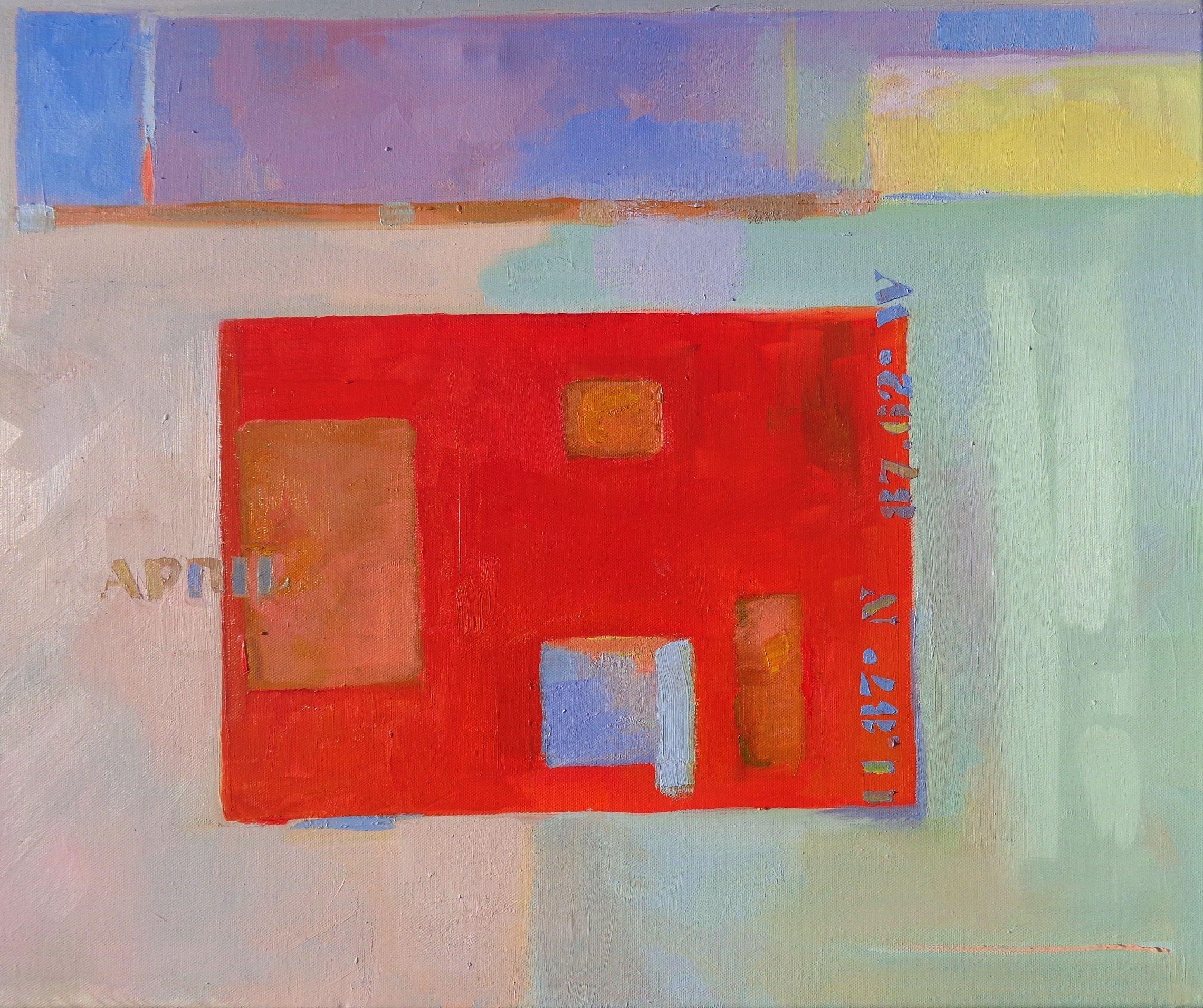 Gayle Fitzpatrick Abstract Painting - April, Painting, Oil on Canvas