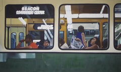 Green Line, Painting, Oil on Canvas