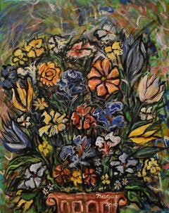 Flowers 07, Painting, Acrylic on Canvas