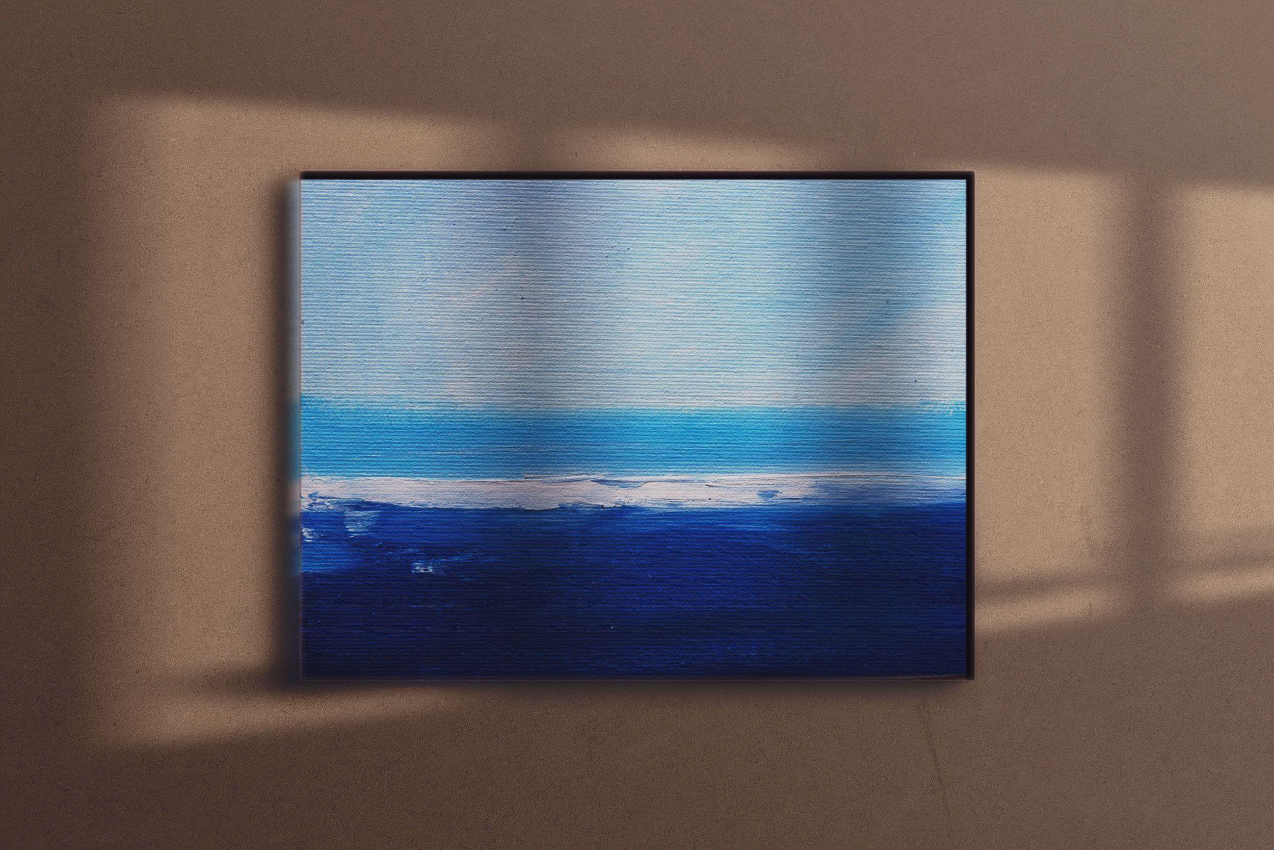 Blue #12, Painting, Oil on Canvas 2