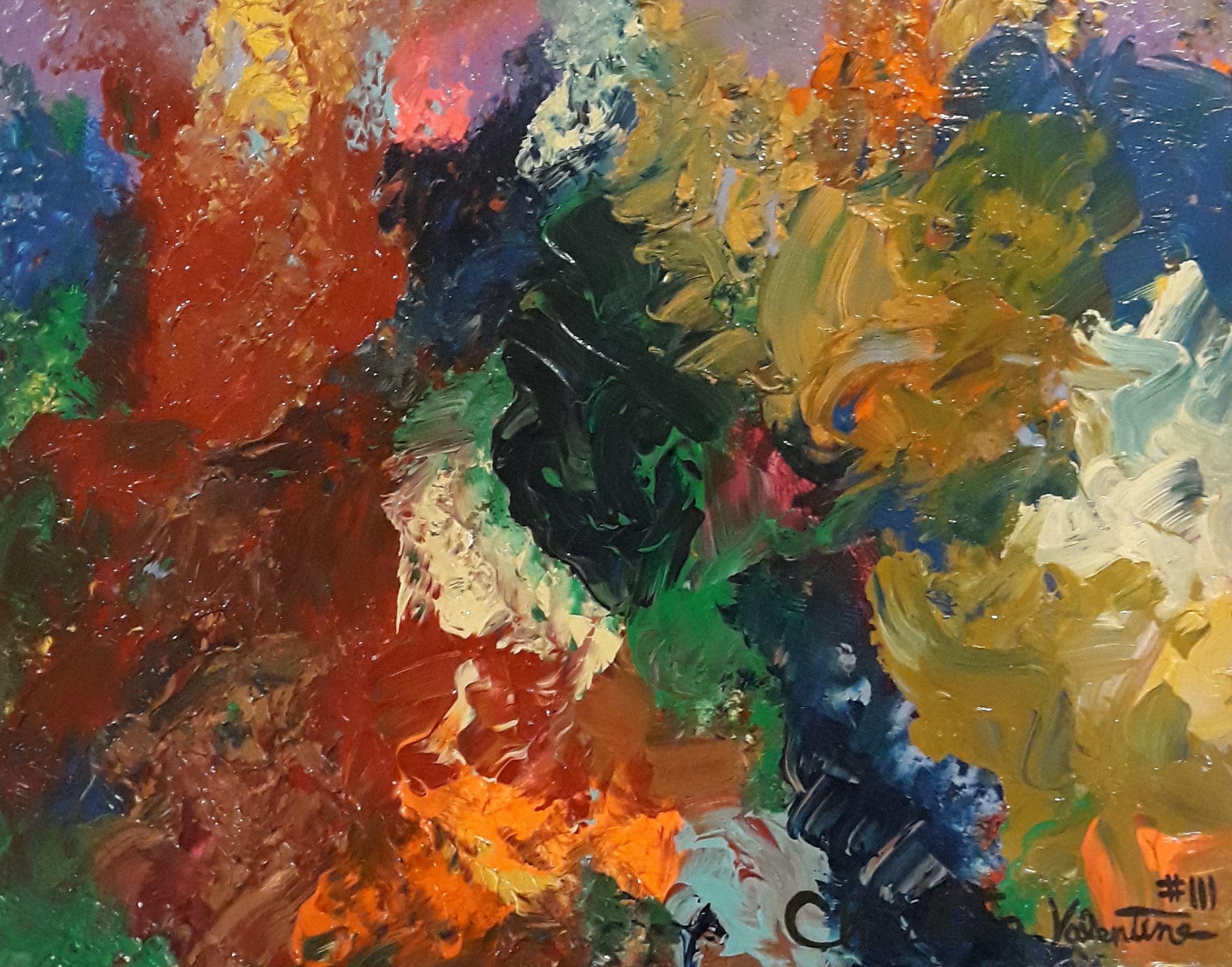 Abstract Painting de Christian Valentine - El gran dragón, Pintura, Acrílico sobre lienzo