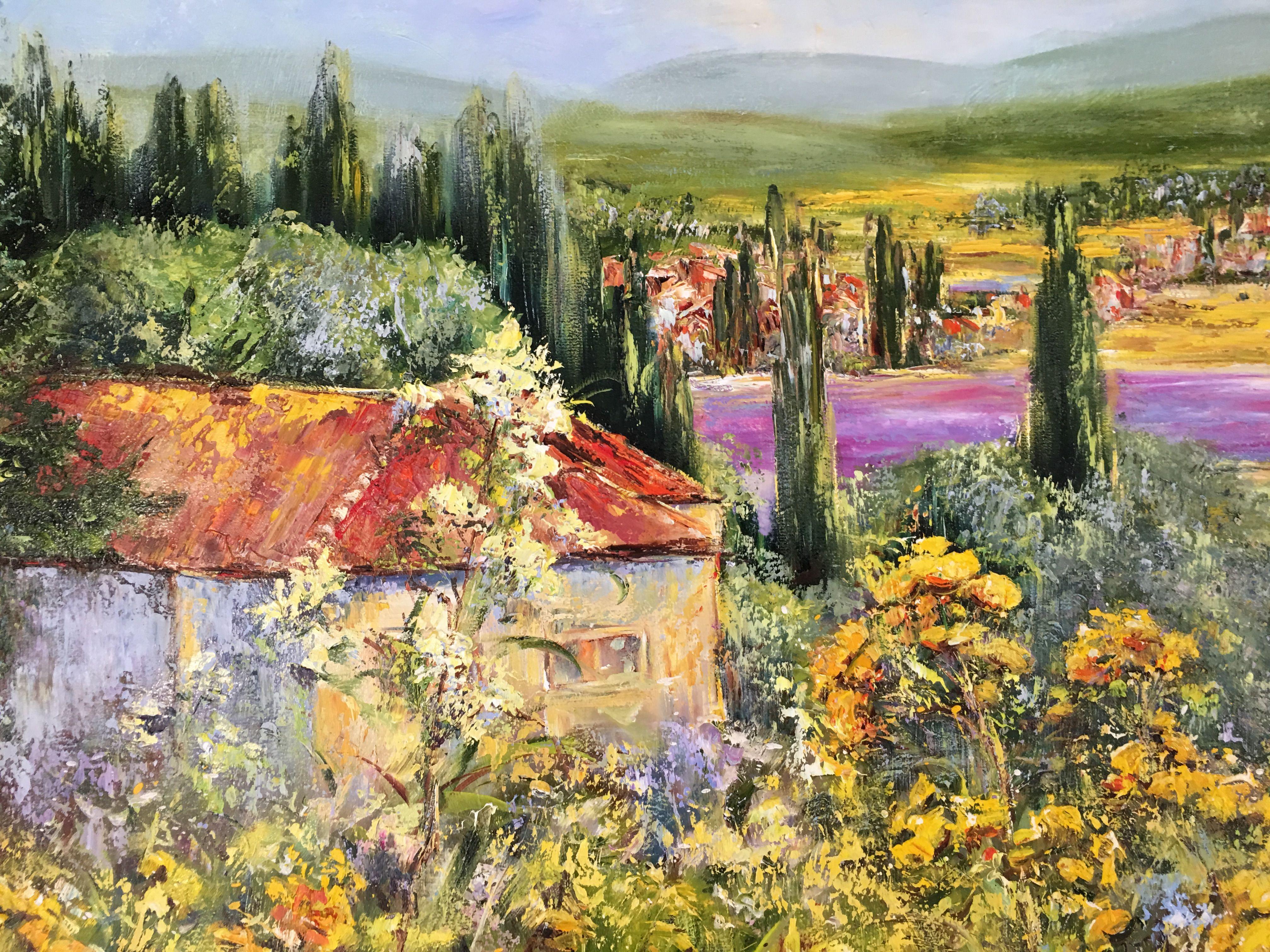 Summer in Provence, Painting, Oil on Canvas 2
