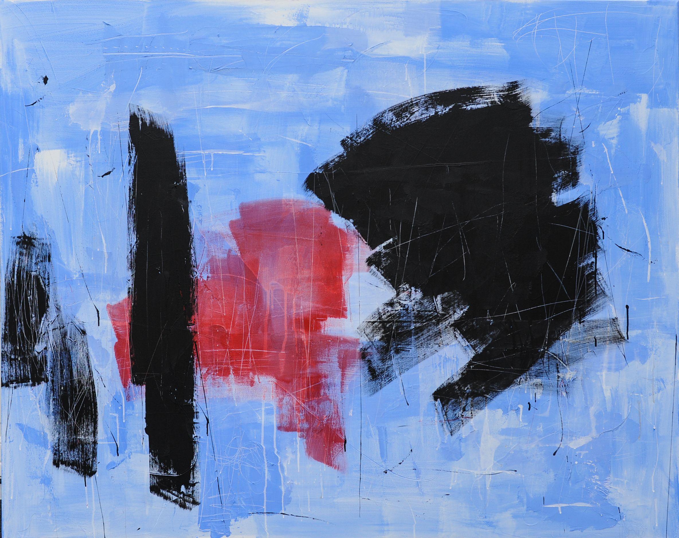 Tiril Benton Abstract Painting - magga, Painting, Acrylic on Canvas
