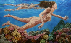 AQUABELLE, Painting, Oil on Canvas