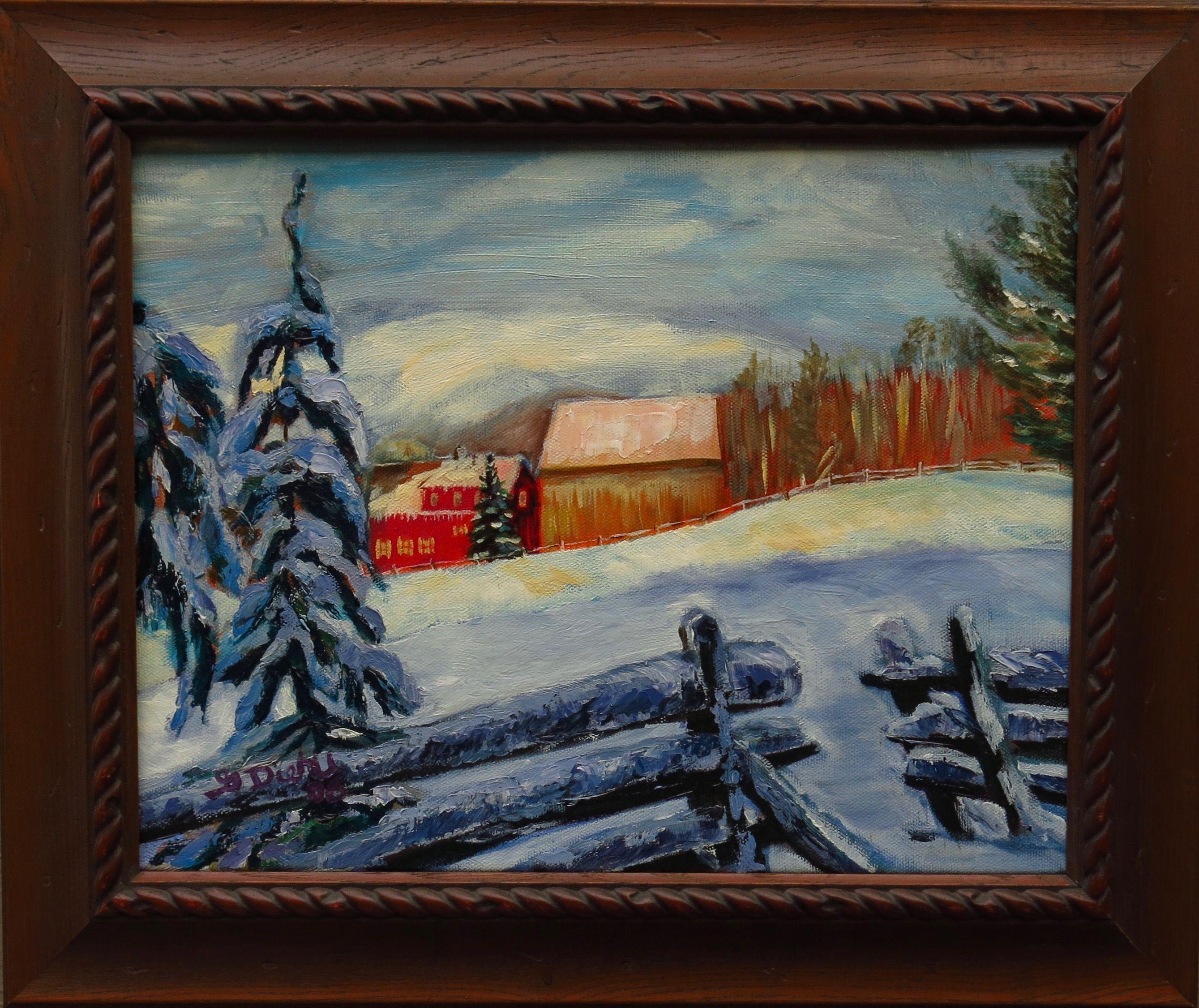 Winter's Light, Painting, Oil on Canvas 1