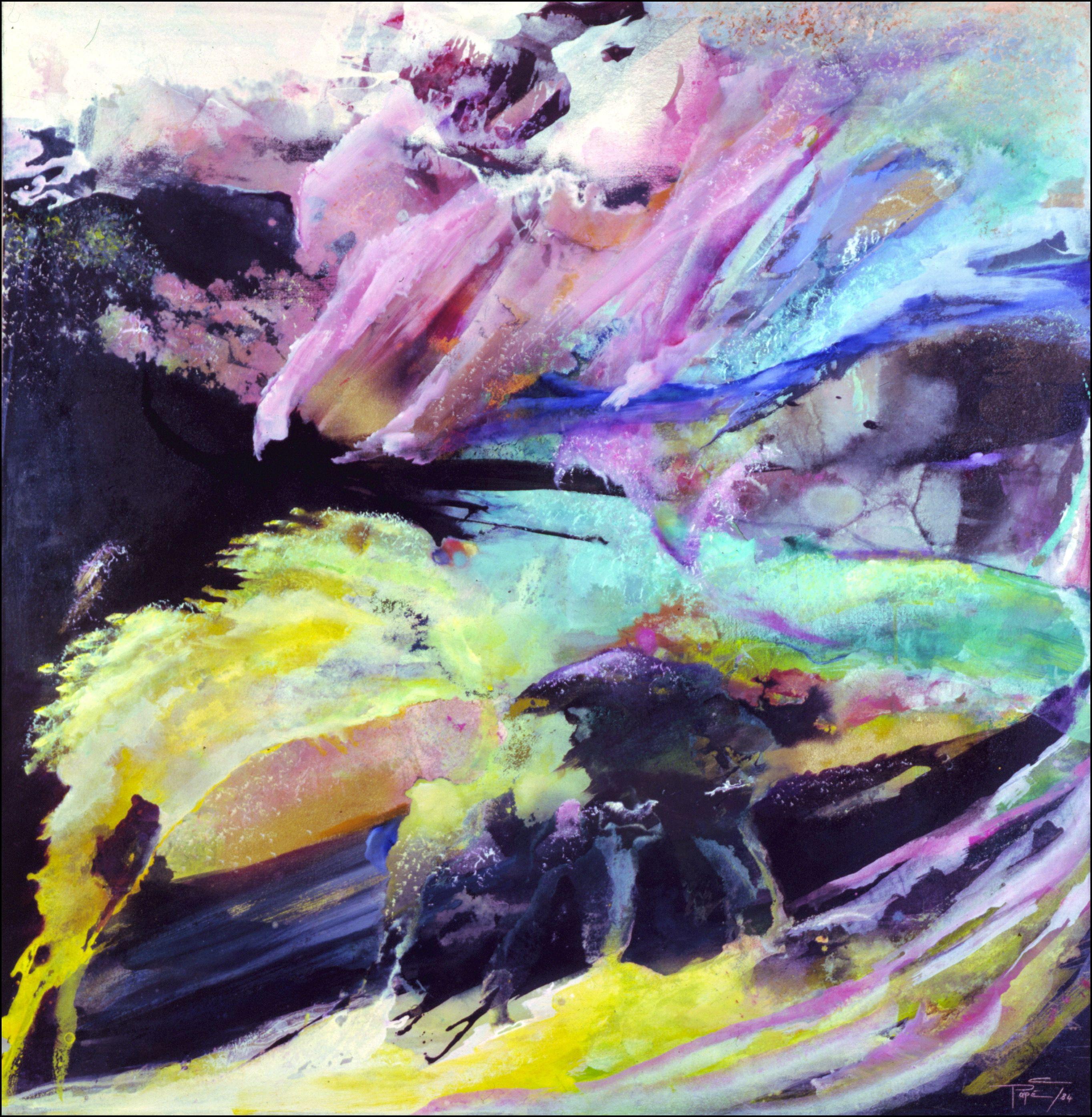 Abstract Painting di Christiane Pape - Dopo la tempesta, Pittura, Acrilico su tela