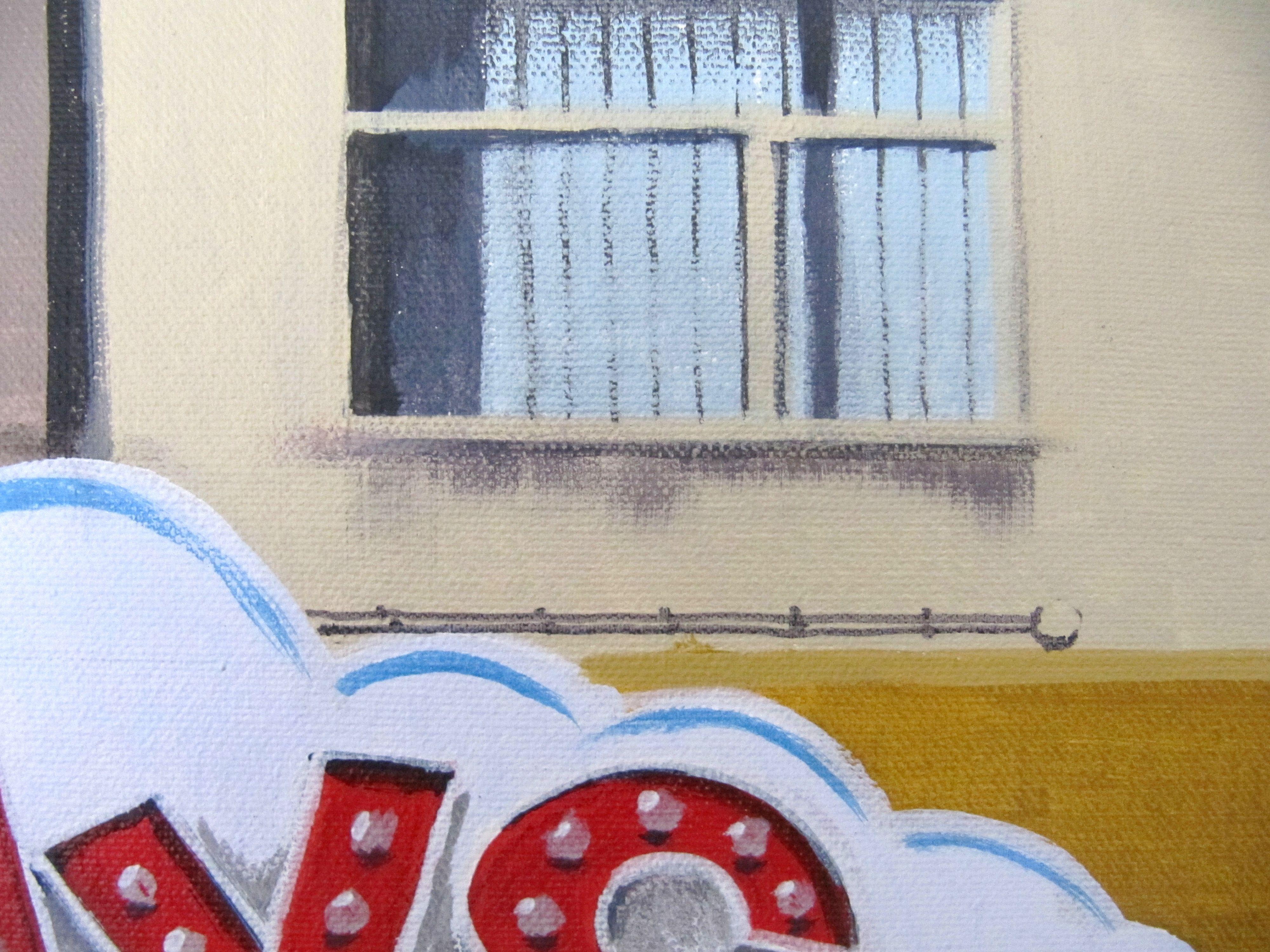 Giorni felici, Pittura, Acrilico su tela in vendita 1
