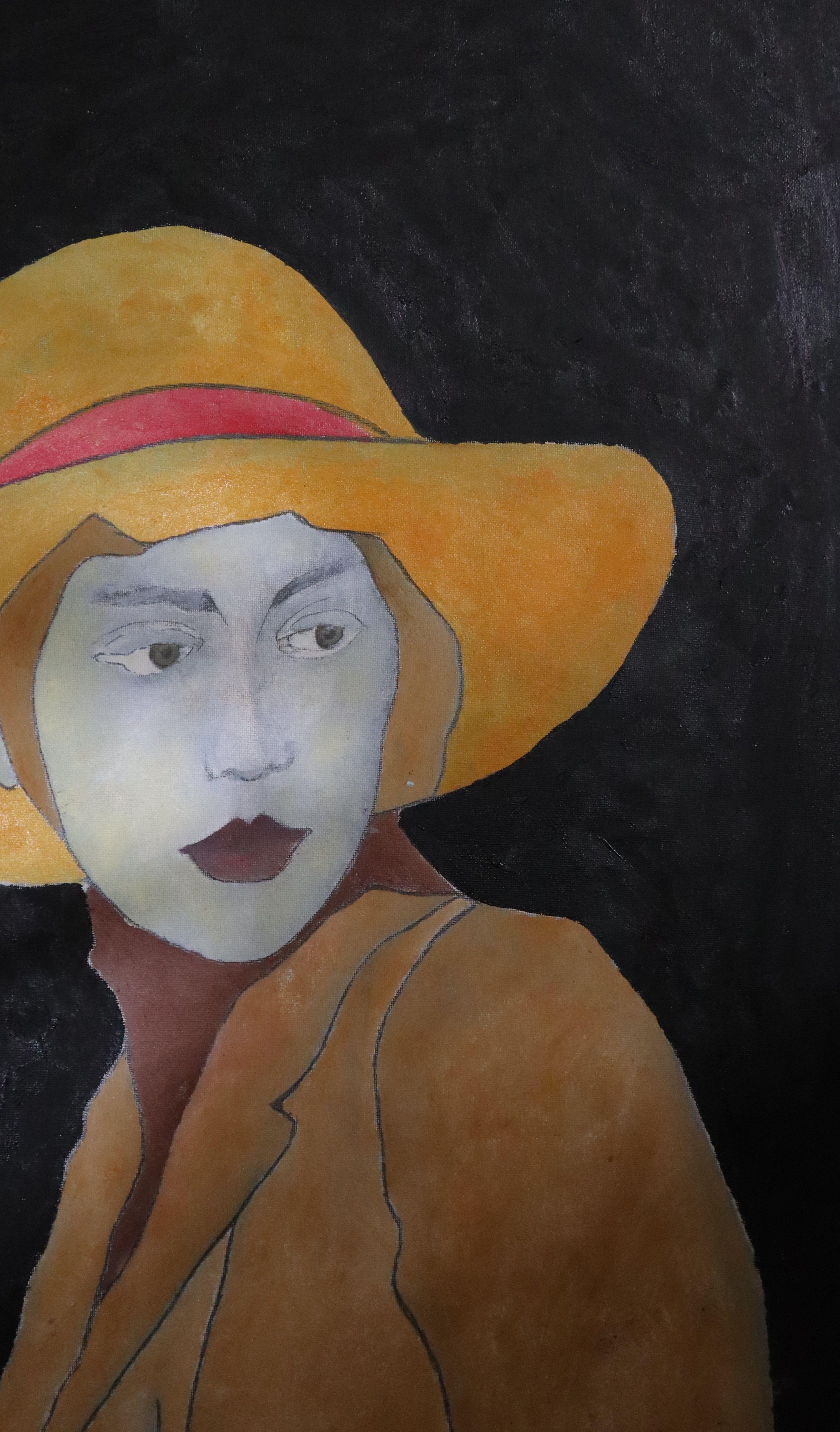 woman hat, Painting, Oil on Canvas 3