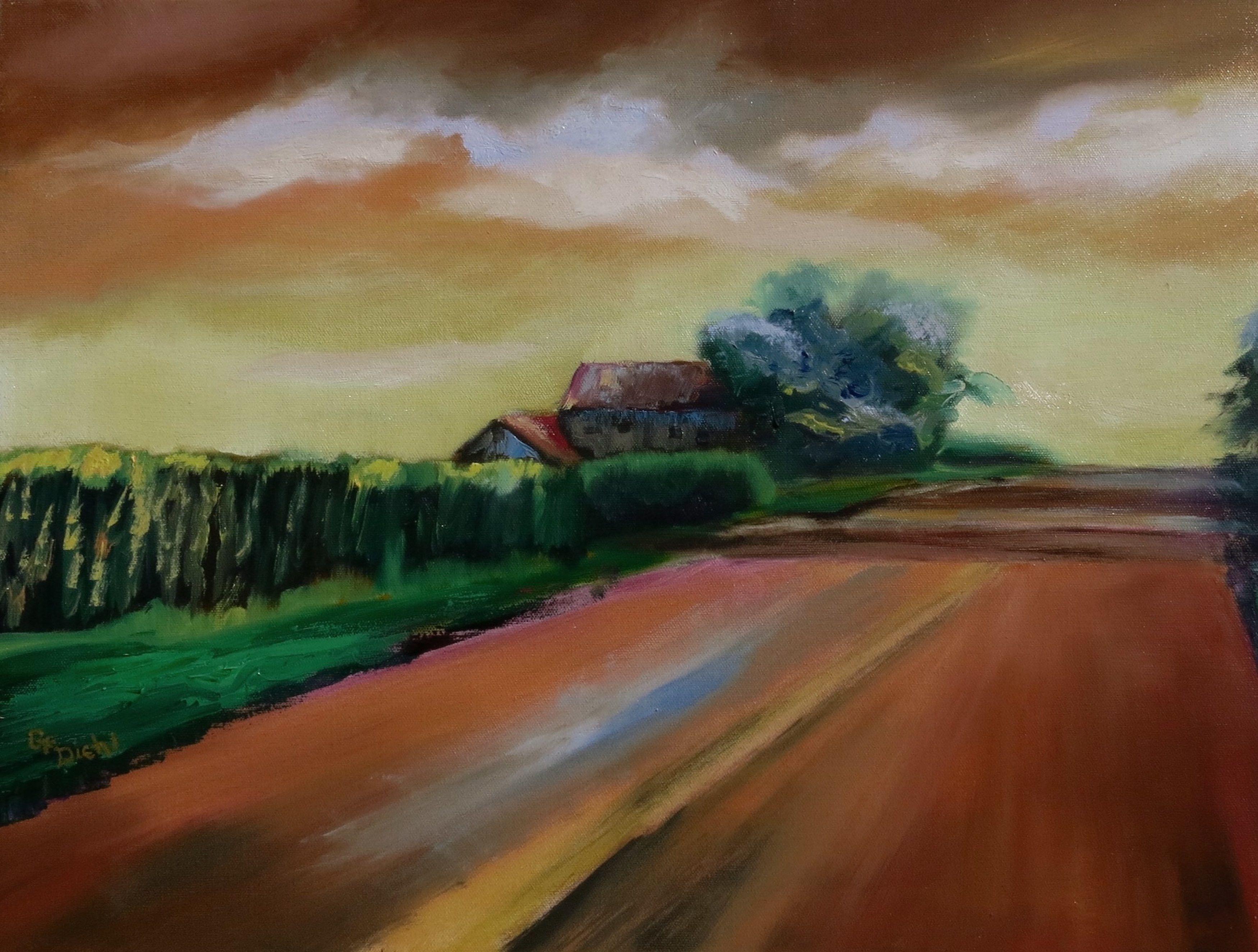 paintings of cornfields