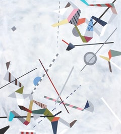 Diagonal Composition 1, Painting, Acrylic on Canvas