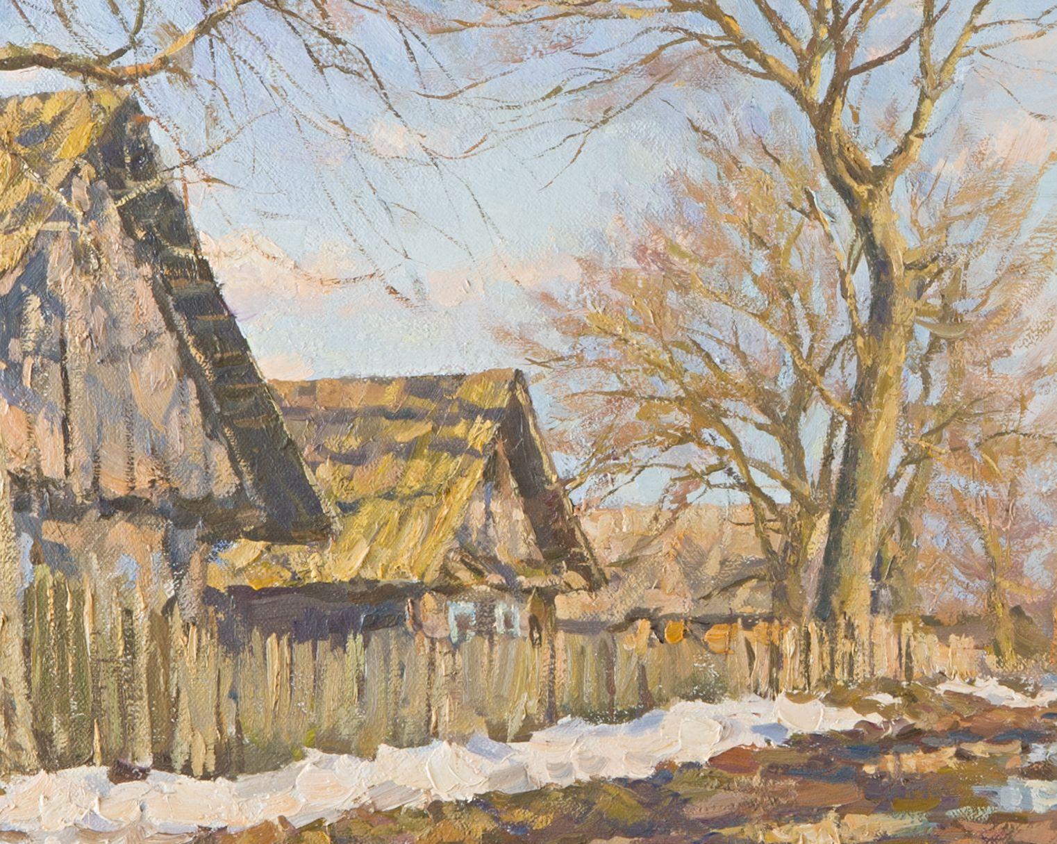 Spring. Countryside. Khoruzhi, Painting, Oil on Canvas 2