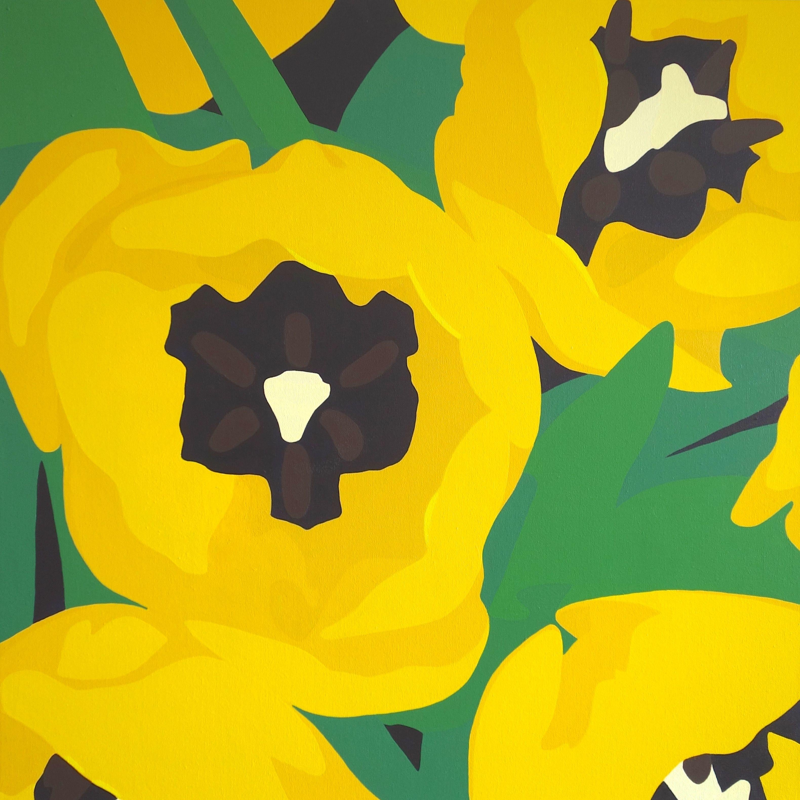 yellow tulip painting