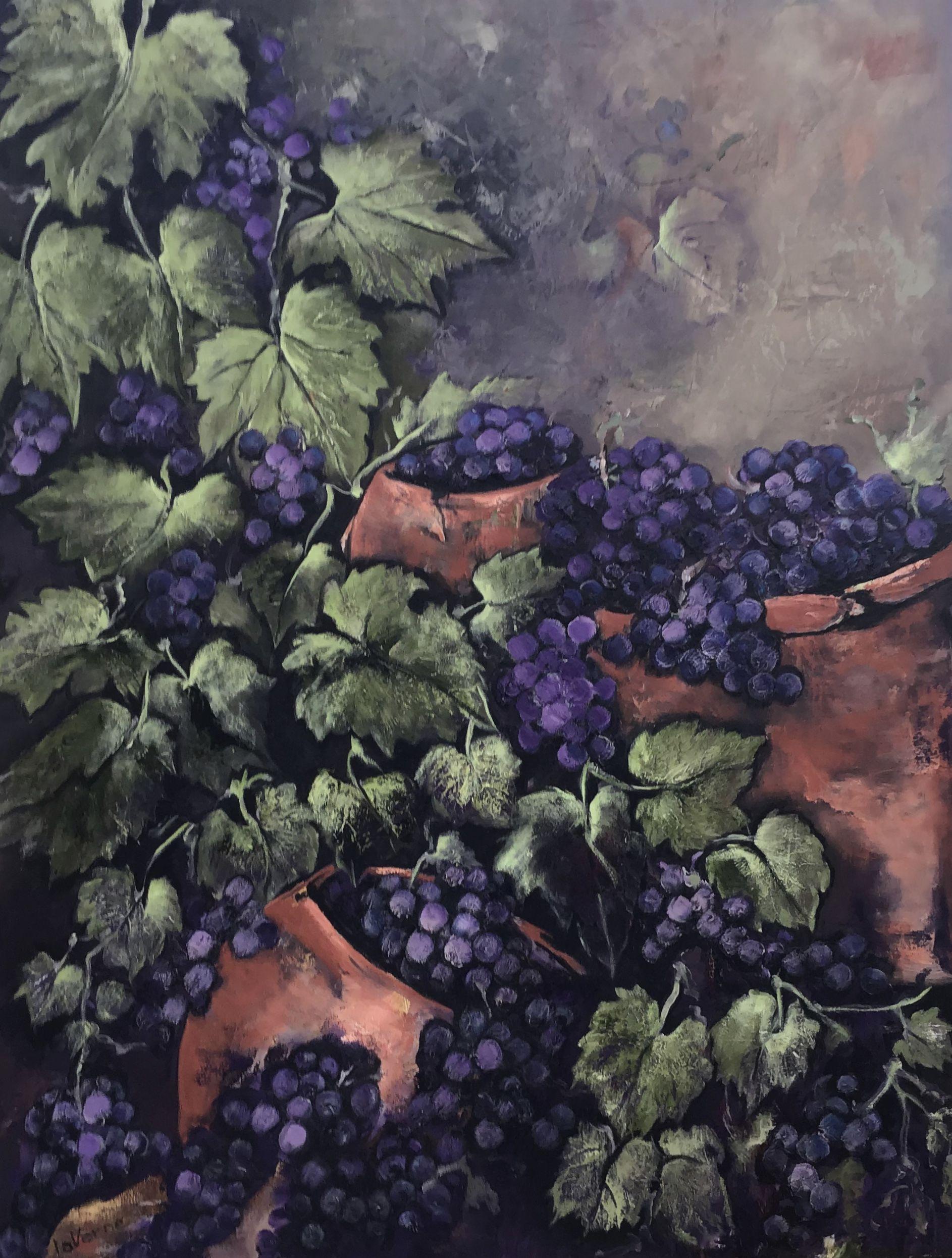 grape vine painting images