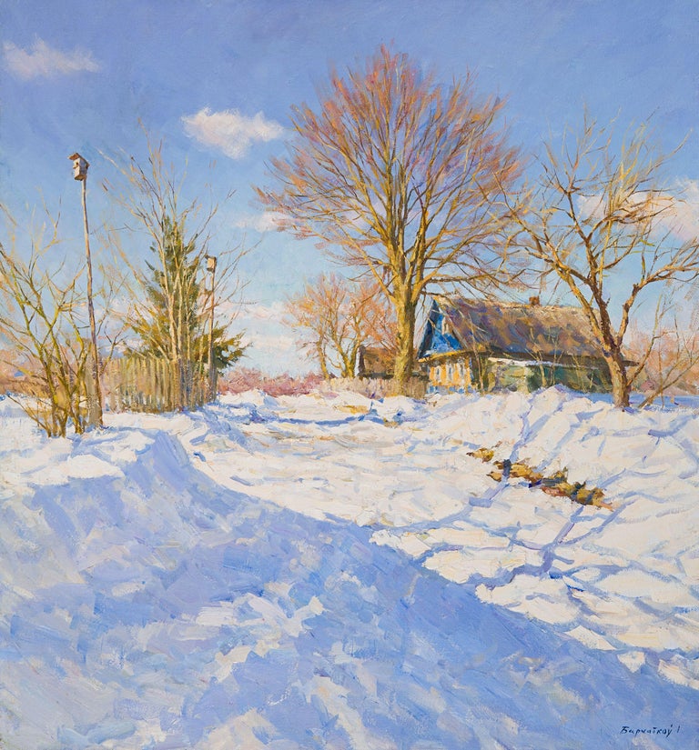 Igor Barkhatkov February Painting Oil On Canvas For Sale At 1stdibs