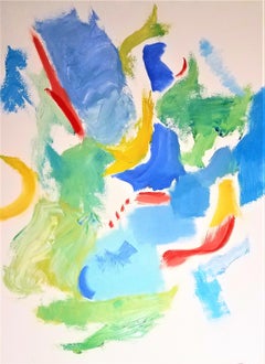 Jouer aux couleurs 1, peinture, huile sur toile