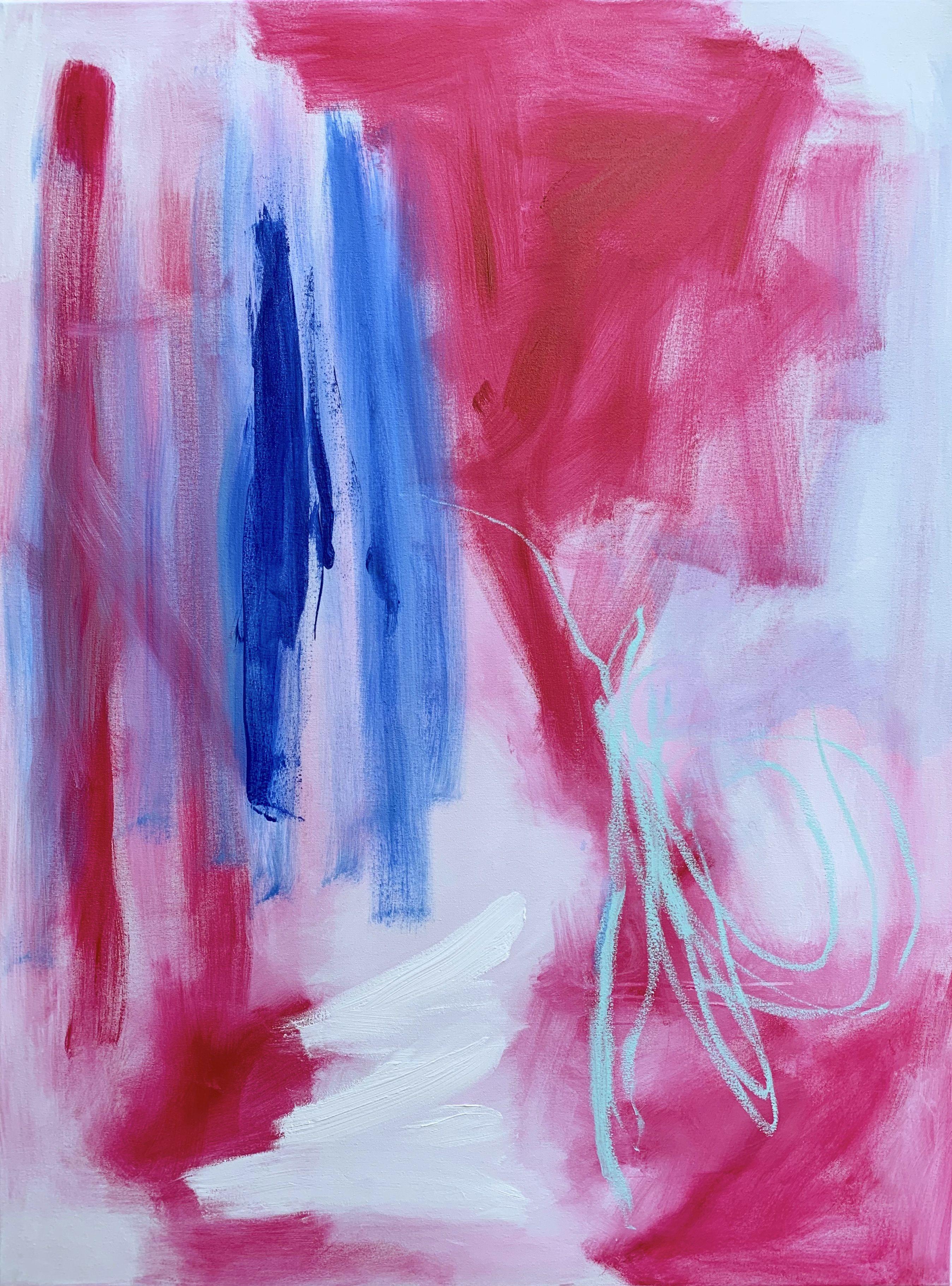 Trixie Pitts Abstract Painting - Thunderstruck, Painting, Oil on Canvas