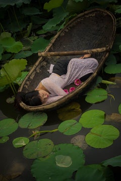 Le lac du lotus V, photographie, type C