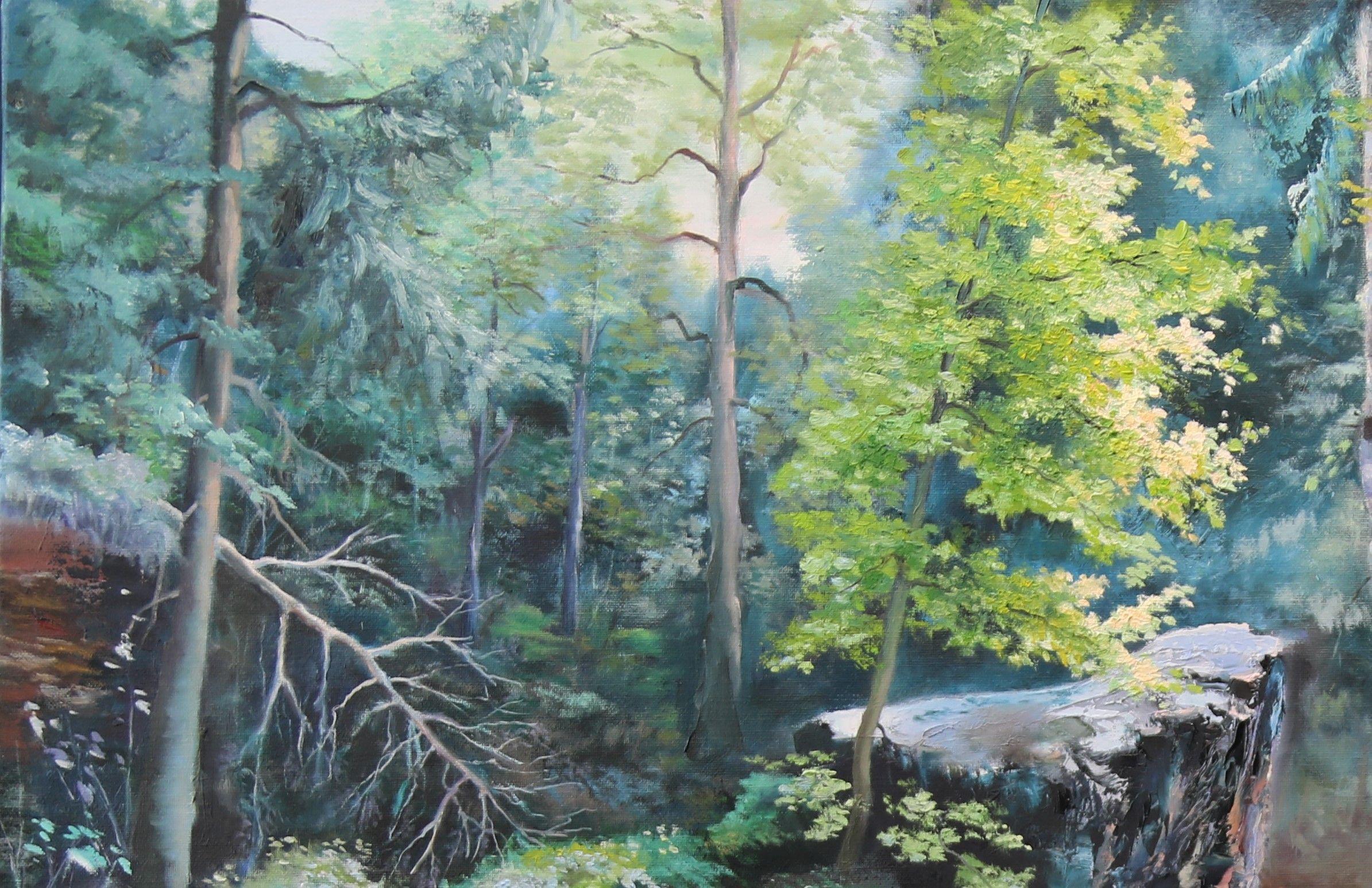 Svizzera Ceca, Pittura, Olio su tela in vendita 1