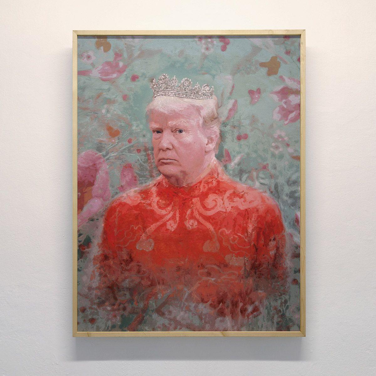 Coronaleader DT, peinture, huile sur panneau de MDF - Réalisme Painting par Victor Tarres