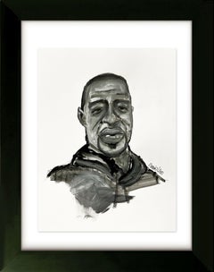 George Floyd, Drawing, Pen & Ink on Paper