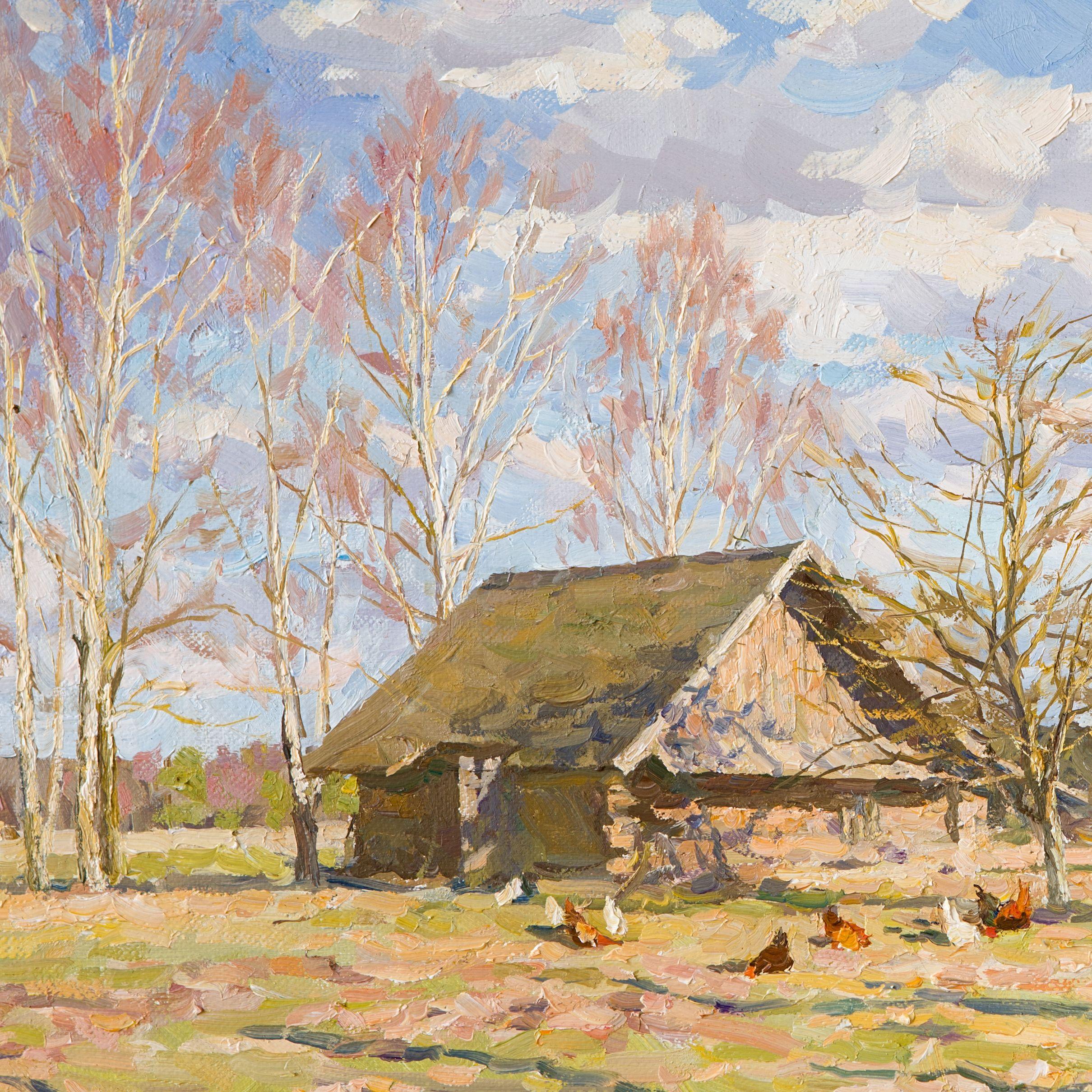 Spring in the Countryside, Painting, Oil on Canvas 3