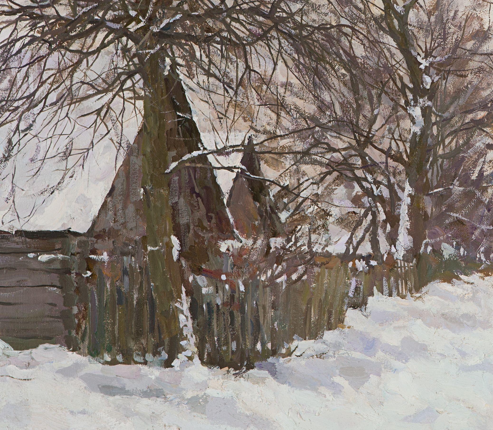 Winter in Khoruzhi, Painting, Oil on Canvas 2
