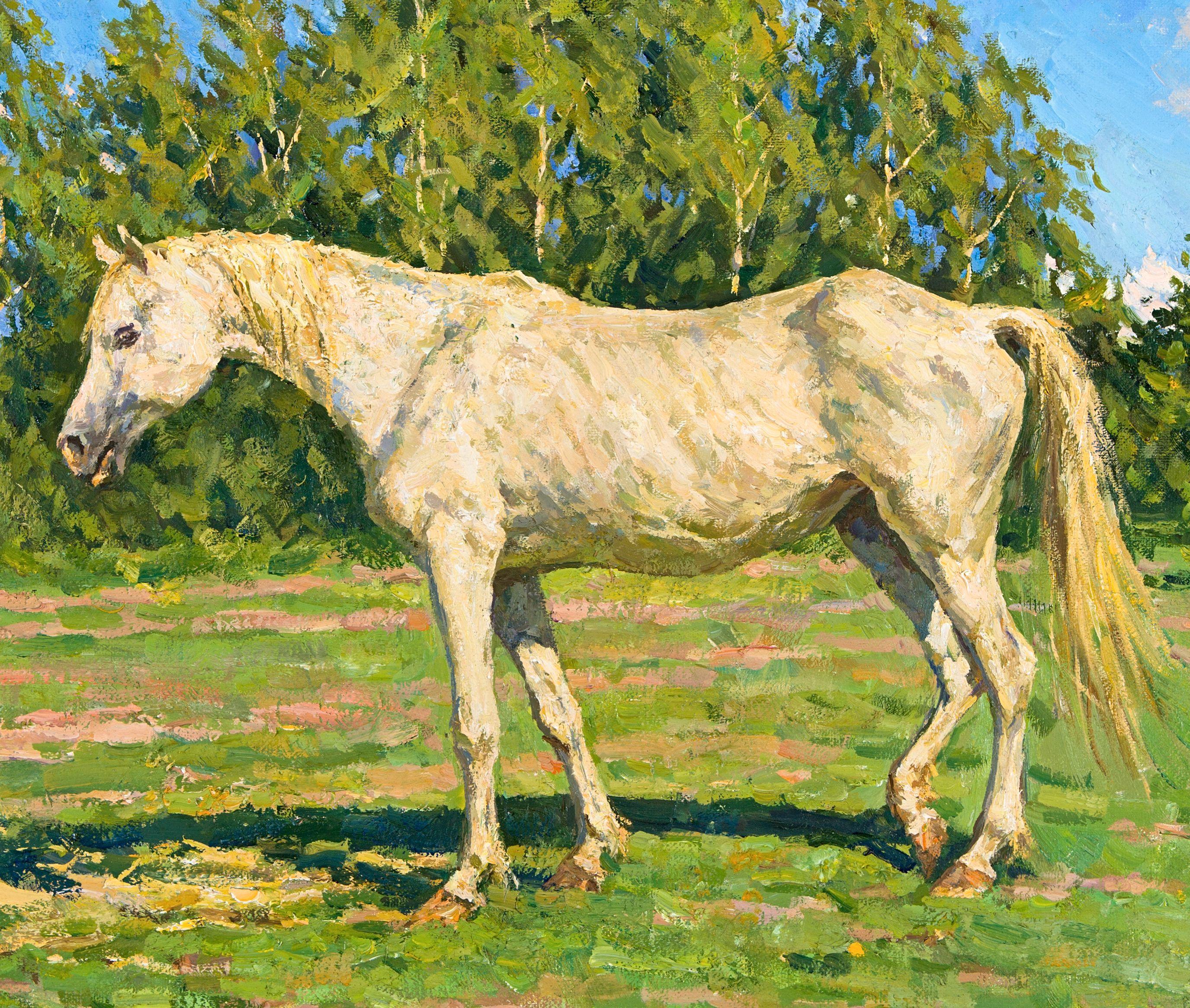The Old Horse, Painting, Oil on Canvas 1