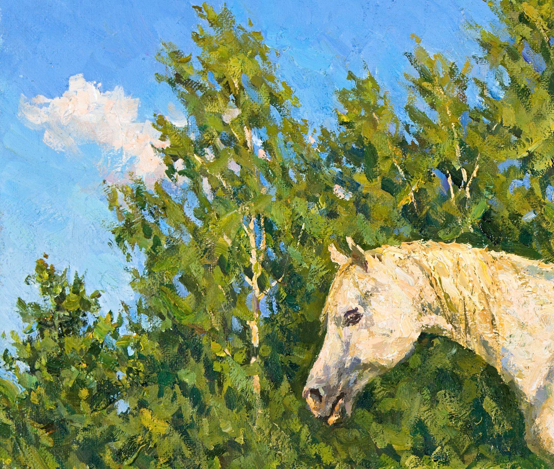 The Old Horse, Painting, Oil on Canvas 4