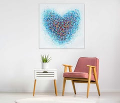 Candy Heart, Painting, Acrylic on Canvas