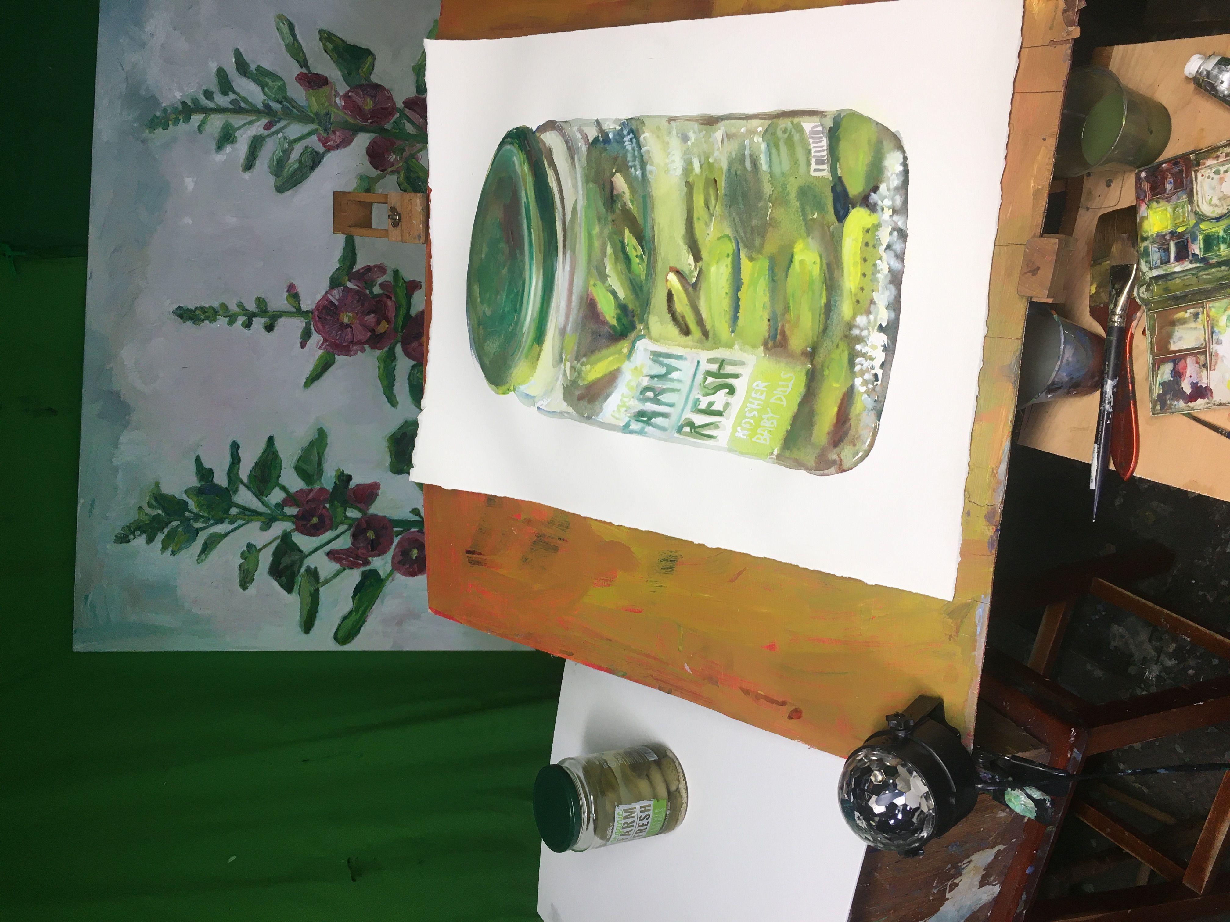 jar of pickles drawing