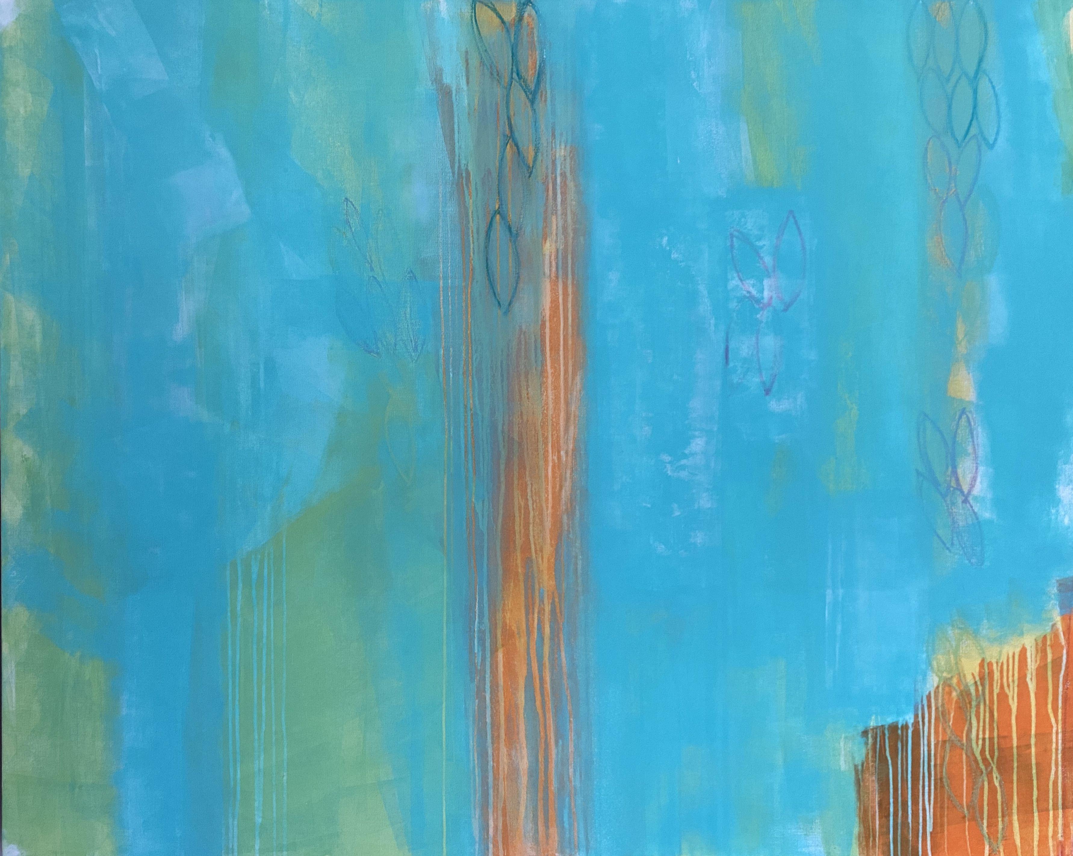 Ala Moj Al Bahr, Painting, Acrylic on Canvas