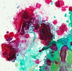 Original painting ink and alcohol.Modern character, Painting, Acrylic on Other