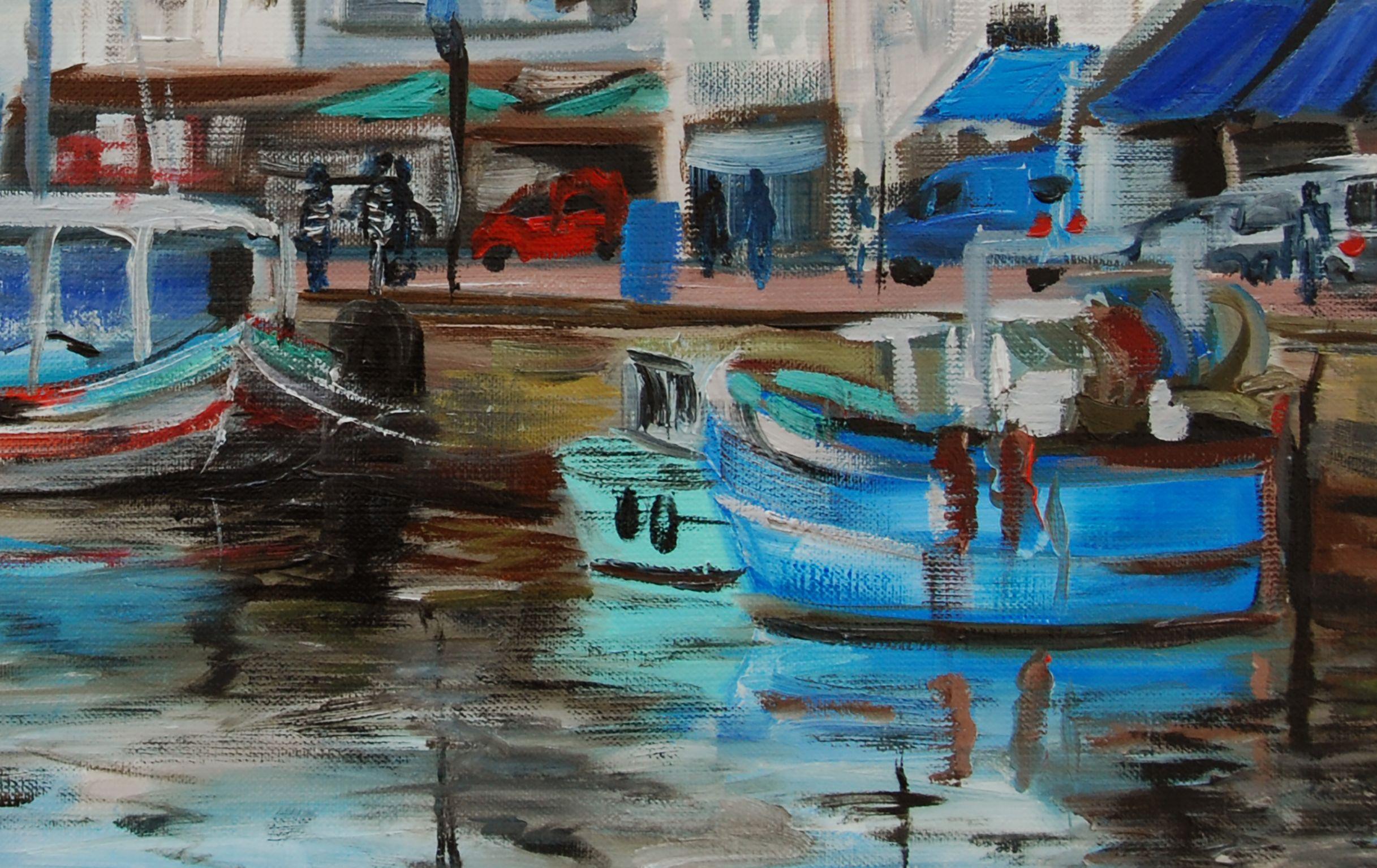 peinture port de peche